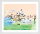 Raoul Dufy Print, 028 Customs Point, Venice (1938)_10x8 in a white frame