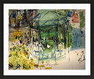 Raoul Dufy Print, 032 Etude pour le Dimanche_10x8 in a black frame
