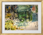 Raoul Dufy Print, 032 Etude pour le Dimanche_10x8 in a gold frame