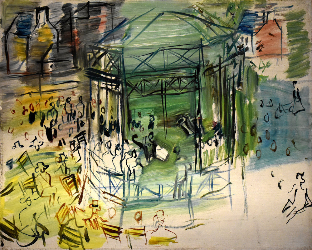 Raoul Dufy Print, 032 Etude pour le Dimanche_10x8 as an unframed print