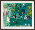 Raoul Dufy Print, 046 La Marne (1925)_10x8 in a brown frame