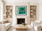 Raoul Dufy Print, 046 La Marne (1925)_10x8 displayed in a Scandinavian living room