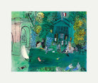 Raoul Dufy Print, 046 La Marne (1925)_10x8 with an off-white border for rolled canvas