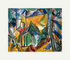 Raoul Dufy Print, 060 Le jardin abandonné (1945)_10x8 with an off-white border for rolled canvas
