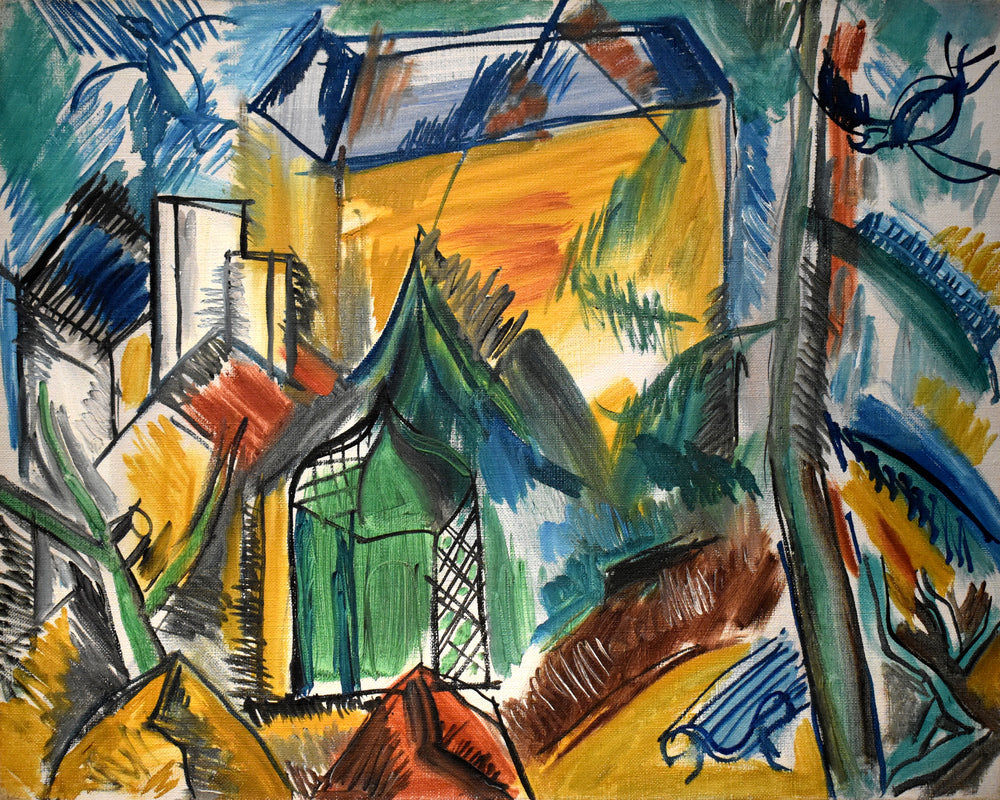 Raoul Dufy Print, 060 Le jardin abandonné (1945)_10x8 as an unframed print