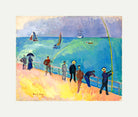 Raoul Dufy Print, 065 LES PÊCHEURS (1907)_10x8 with an off-white border for rolled canvas