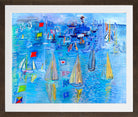 Raoul Dufy Print, 090 Régates à Cowes (1930)_10x8 in a brown frame