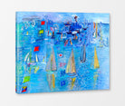Raoul Dufy Print, 090 Régates à Cowes (1930)_10x8 as a ready-to-hang canvas panel