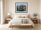 Raoul Dufy Print, 130 Vence_10x8 displayed above a bed