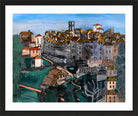 Raoul Dufy Print, 130 Vence_10x8 in a black frame
