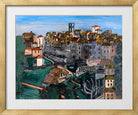 Raoul Dufy Print, 130 Vence_10x8 in a gold frame