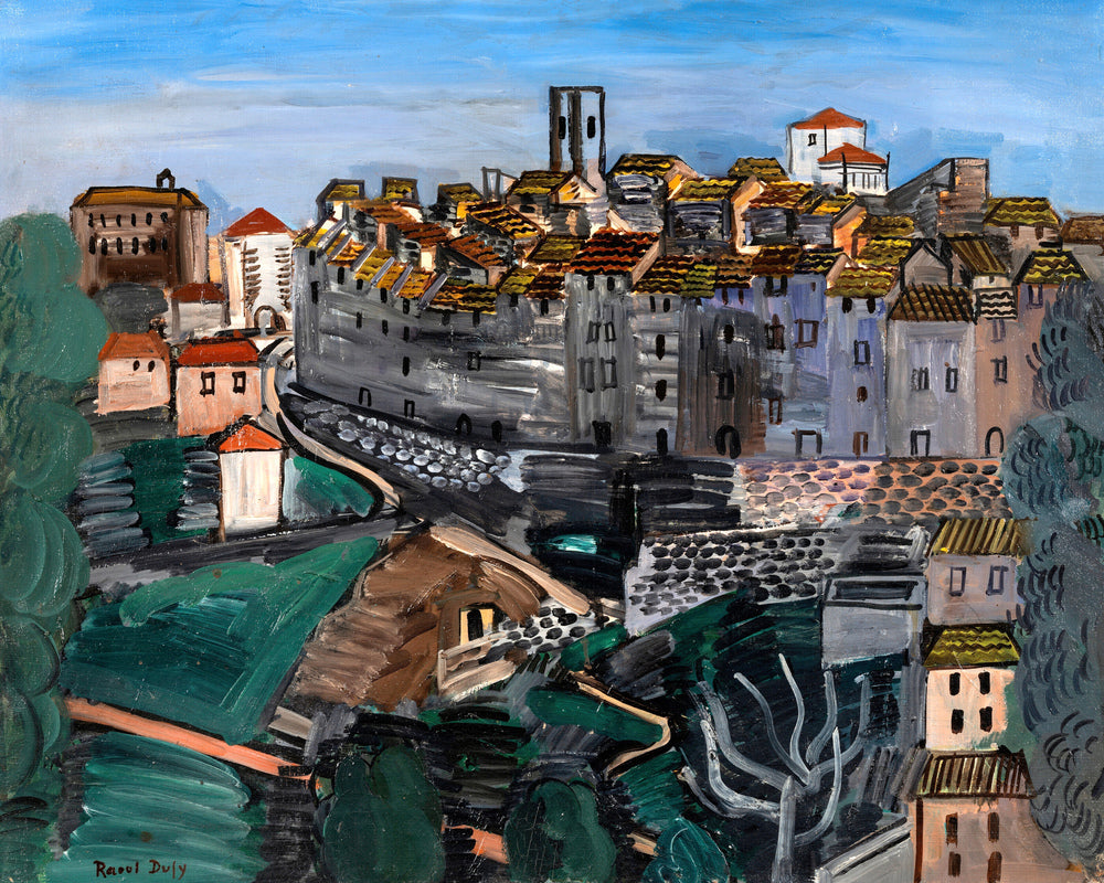 Raoul Dufy Print, 130 Vence_10x8 as an unframed print