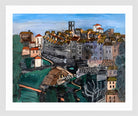 Raoul Dufy Print, 130 Vence_10x8 in a white frame