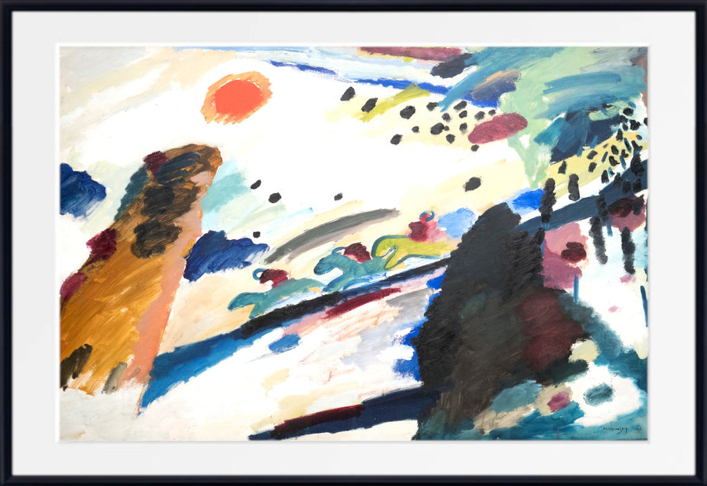 Wassily Kandinsky Fine Art Print, Abstract Landscape