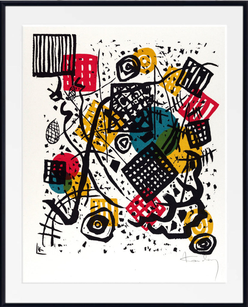 Wassily Kandinsky Abstract Fine Art Print, Small Worlds V