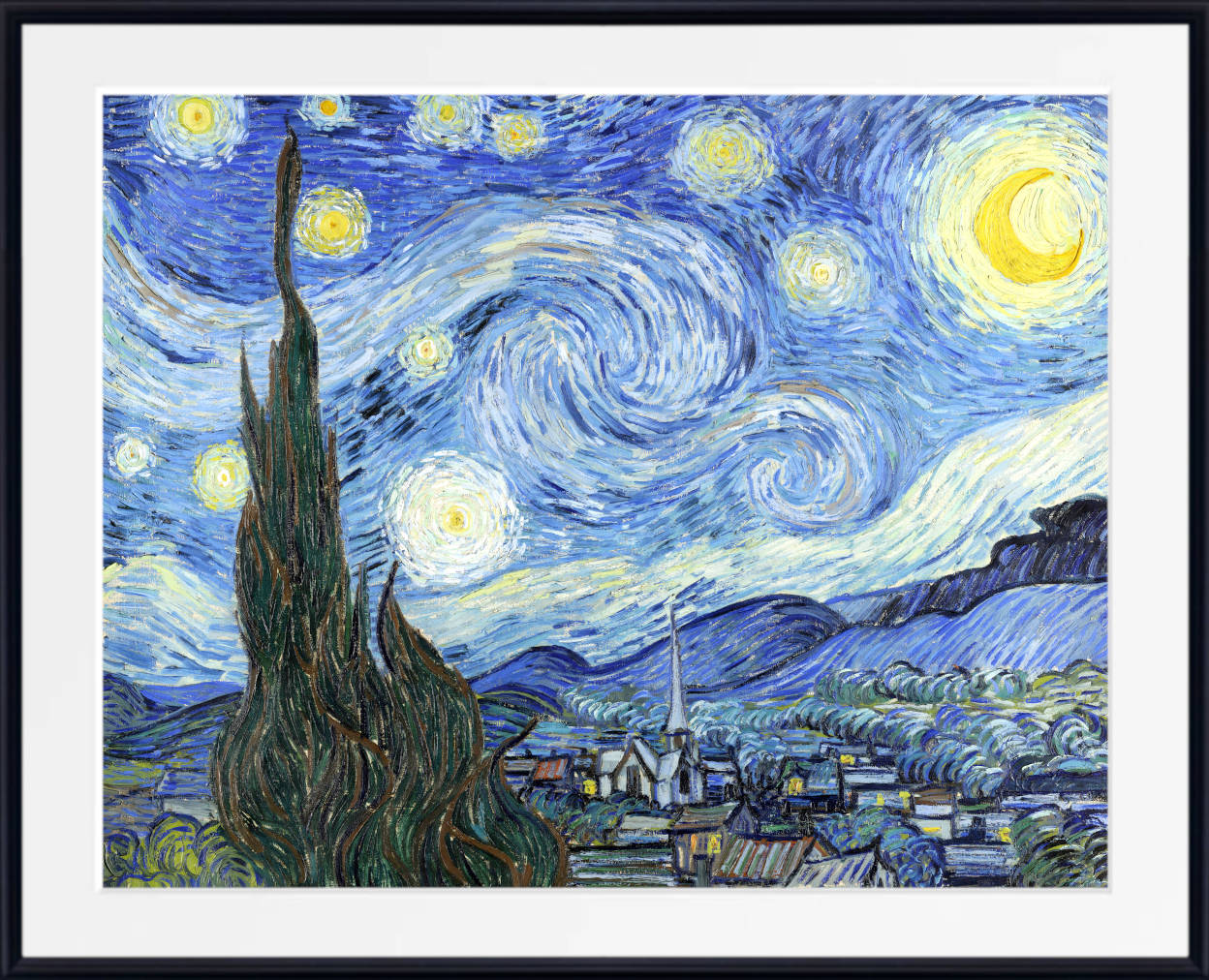 Vincent Van Gogh Fine Art Print, Starry Night