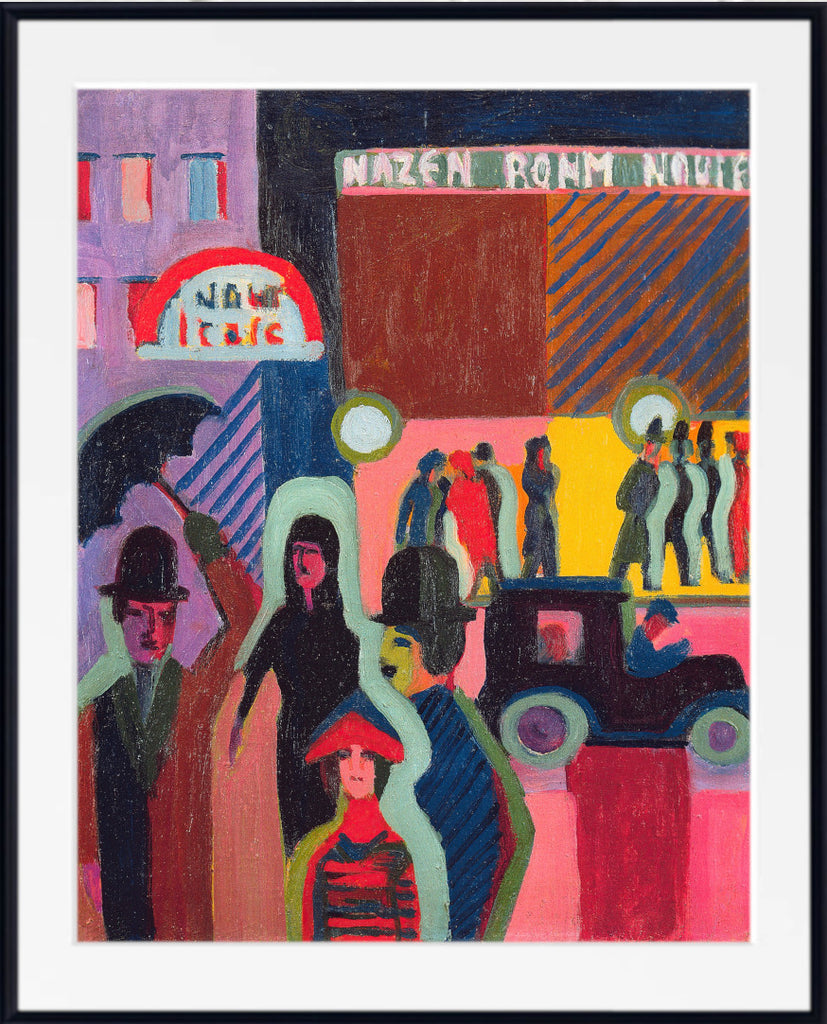 Store in the rain (1927) by Ernst Ludwig Kirchner