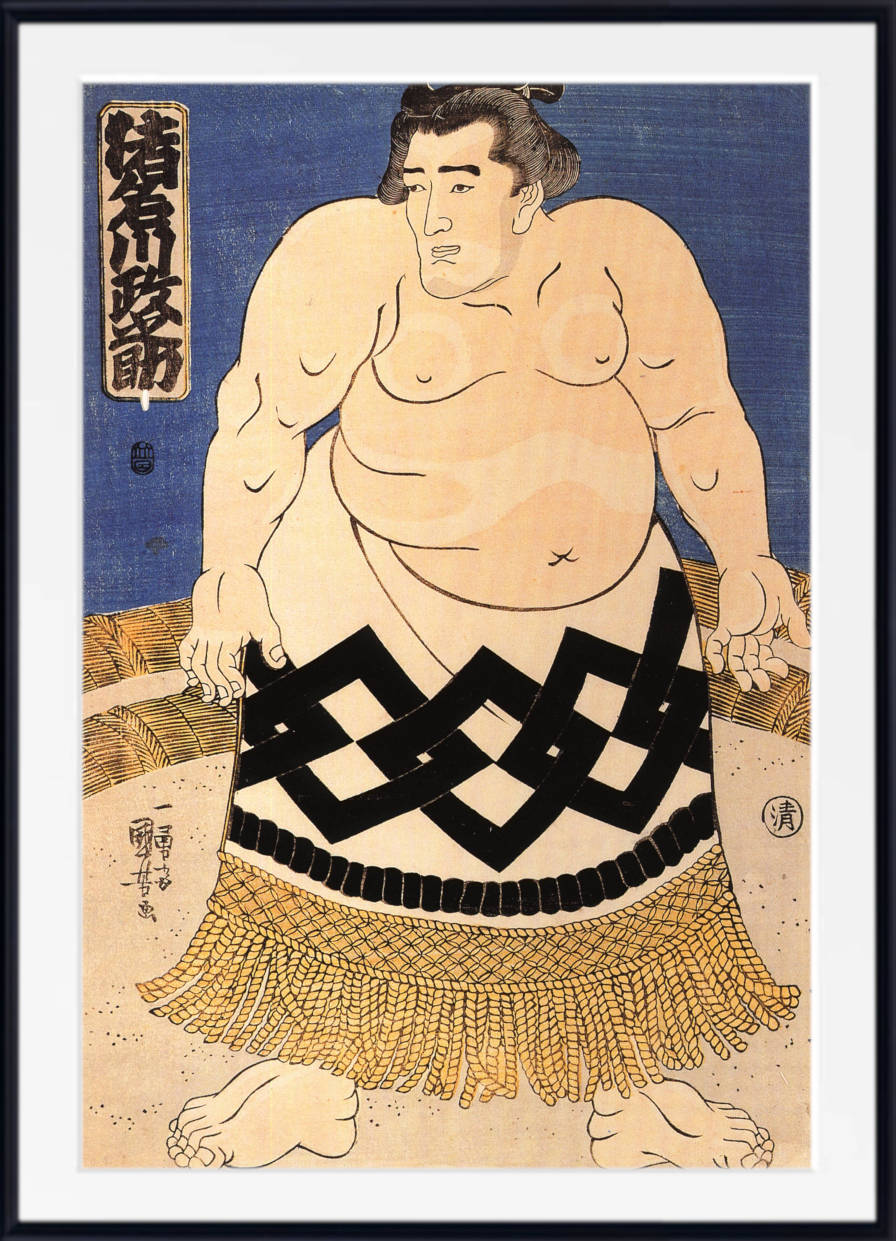 Utagawa Kuniyoshi, Japanese Fine Art Print, Sumo Wrestler, Ukiyo-e