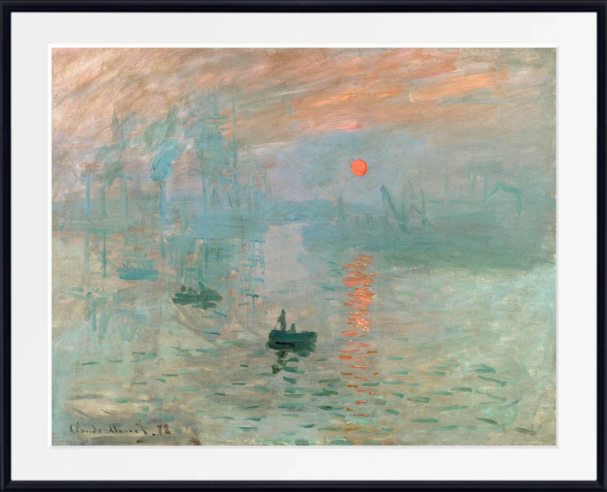 Claude Monet Fine Art Print, Sunrise