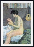 Paul Gauguin Fine Art Print : Suzanne Sewing