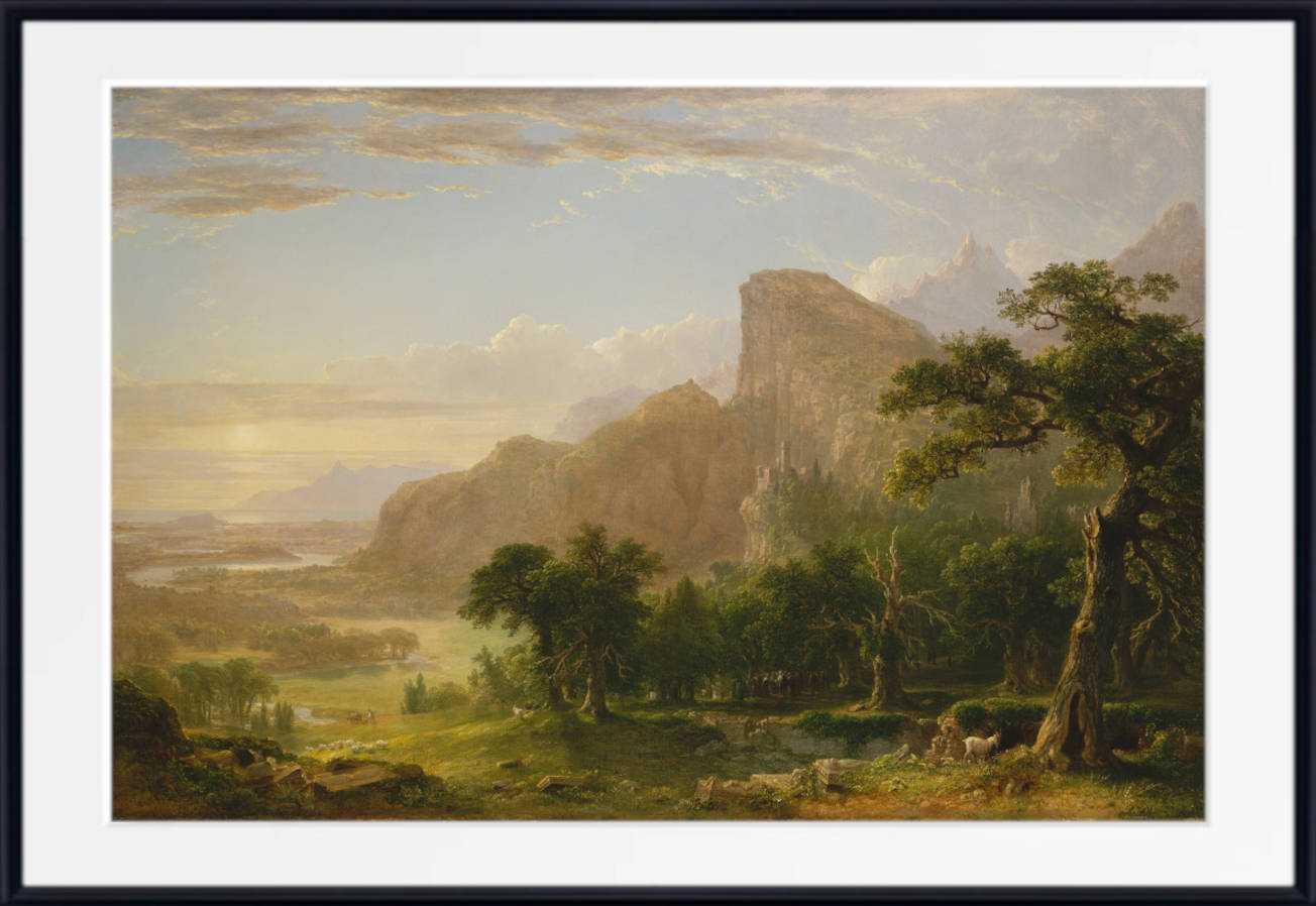 Asher Brown Durand, American Fine Art Print : Thanatopsis