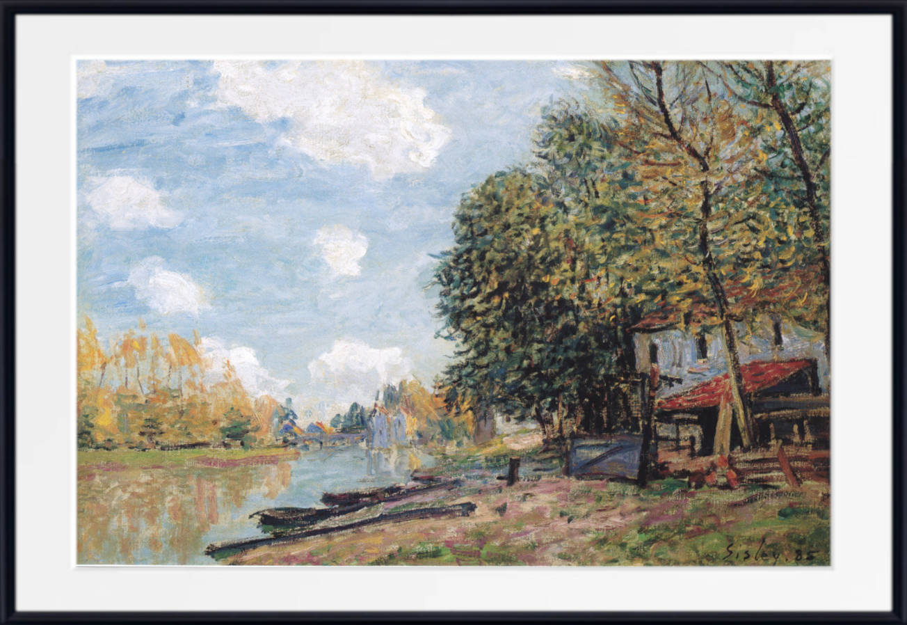 Alfred Sisley Fine Art Print Banks of the Loing Moret 