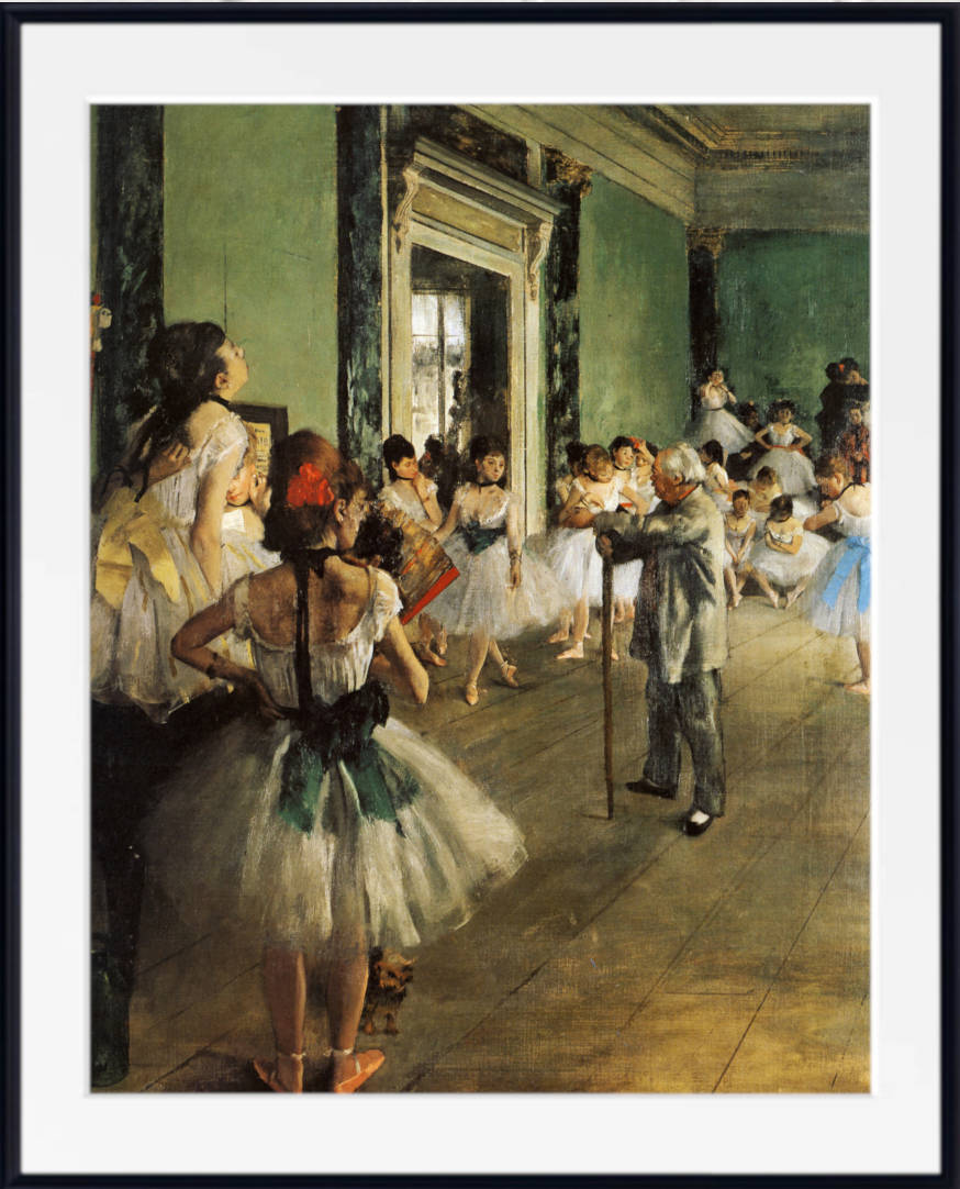 Edgar Degas, French Fine Art Print : Dancing Class