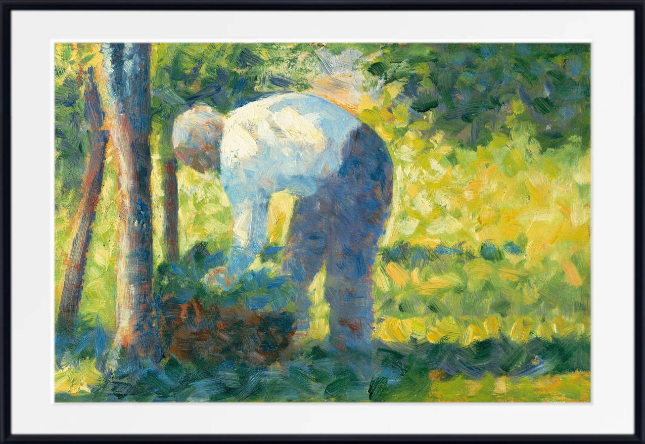 Georges Seurat Print : The Gardener