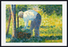 Georges Seurat Print : The Gardener