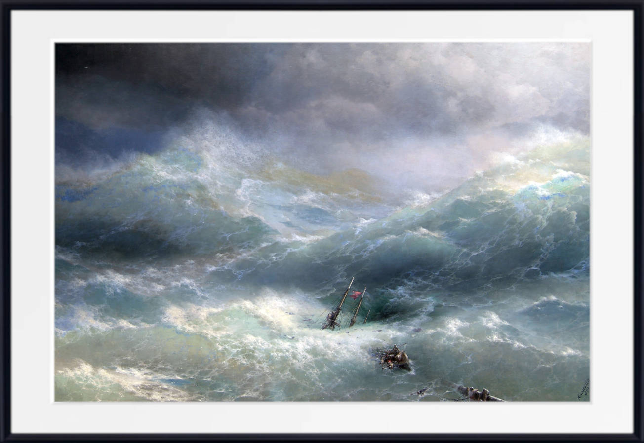 ARTCANVAS Calm Seas 2024 by Ivan Aivazovsky Canvas Art Print