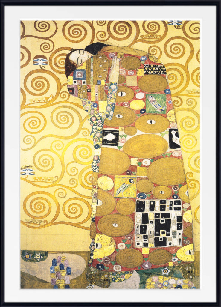 Gustav Klimt Fine Art Print, The Embrace