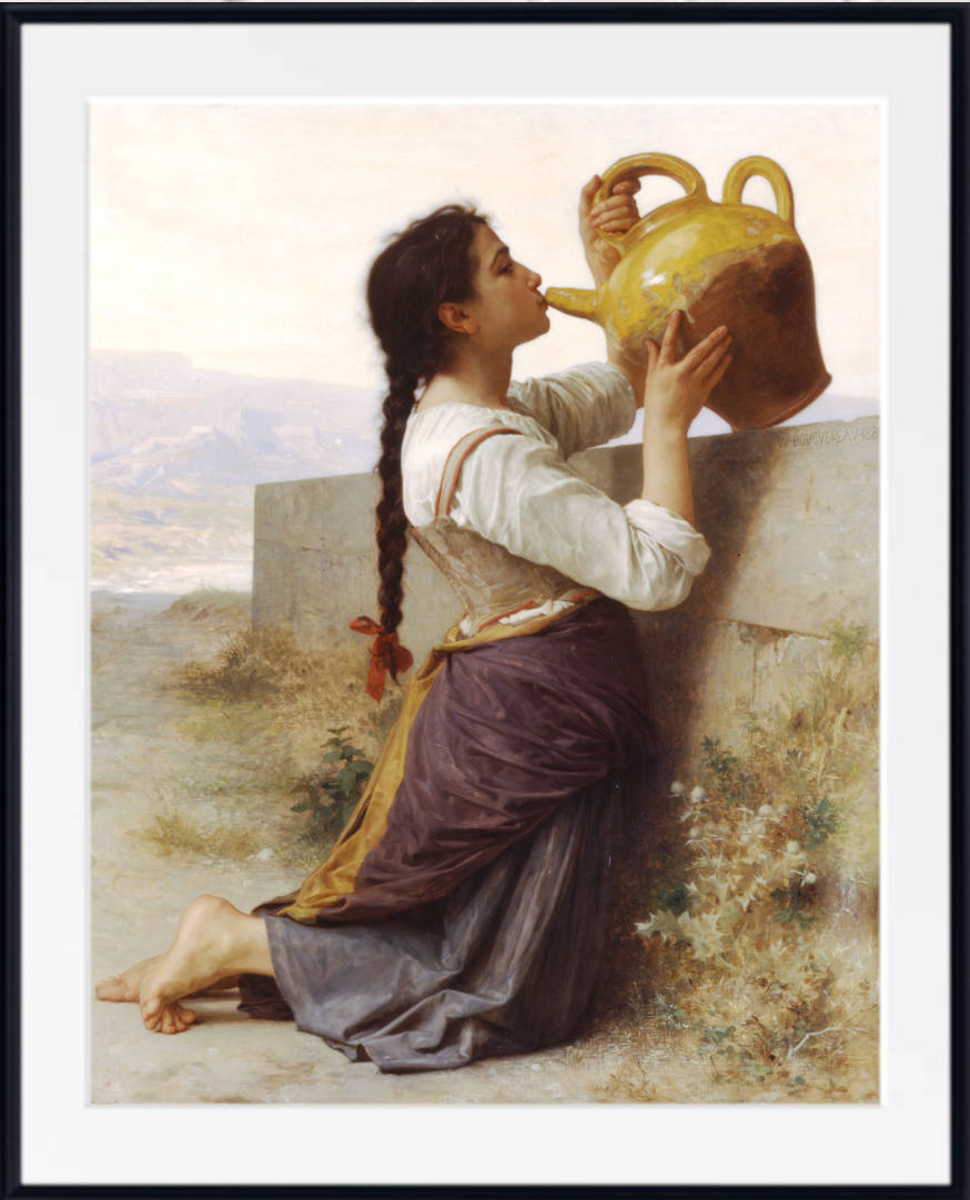 William-Adolphe Bouguereau, Fine Art Print : Thirst