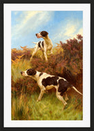 Thomas Blinks Print, A Good Point in a black frame