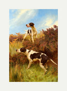Thomas Blinks Print, A Good Point with an off-white border for rolled canvas