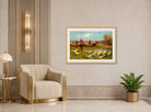 Thomas Blinks Print, ‘Away! Away!’ displayed in an Art Deco interior