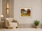 Thomas Blinks Print, English Setters displayed in an Art Deco interior