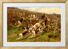 Thomas Blinks Print, For’ard on, For’ard on (1887) in a gold frame