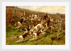 Thomas Blinks Print, For’ard on, For’ard on (1887) in a white frame