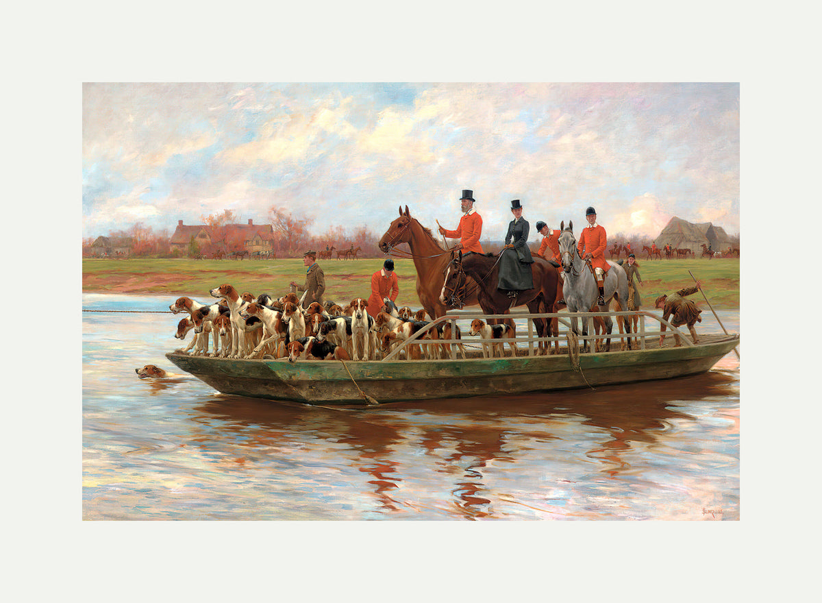 Thomas Blinks Print, Mr with an off-white border for rolled canvas