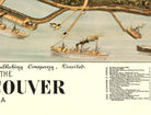 1898 Vancouver Map - Panoramic City View