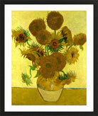 Vincent van Gogh Print, 015 Vincent_Willem_van_Gogh_127_10x8 in a black frame