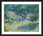Vincent van Gogh Print, 022 Olive Orchard (June)_10x8 in a black frame