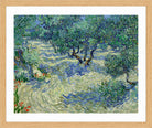 Vincent van Gogh Print, 022 Olive Orchard (June)_10x8 in an oak frame