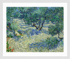 Vincent van Gogh Print, 022 Olive Orchard (June)_10x8 in a white frame