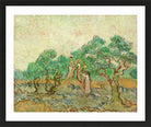 Vincent van Gogh Print, 024 Olive Pickers_10x8 in a black frame