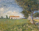 Vincent van Gogh Print, 037 Farmhouse in a wheat field (1888)_10x8 as an unframed print