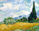 Vincent van Gogh Print, 056 Wheat Field with Cypresses_10x8 as an unframed print