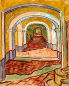 Vincent van Gogh Print, 076 Corridor in the Asylum_10x8 as an unframed print