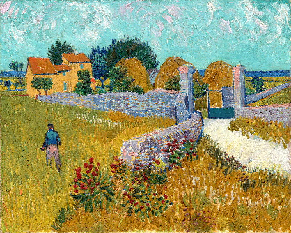 Vincent van Gogh Print, 083 Farmhouse_in_Provence,_1888_10x8 as an unframed print
