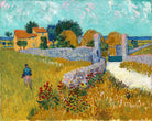 Vincent van Gogh Print, 083 Farmhouse_in_Provence,_1888_10x8 as an unframed print